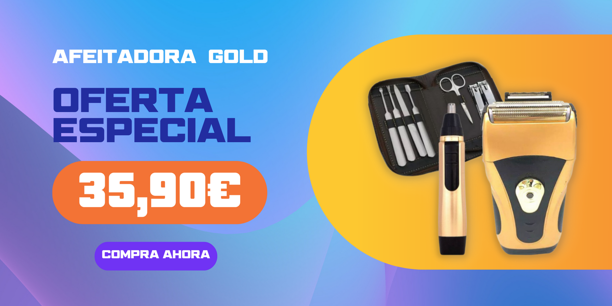 Teletienda, Afeitadora Power Touch Gold